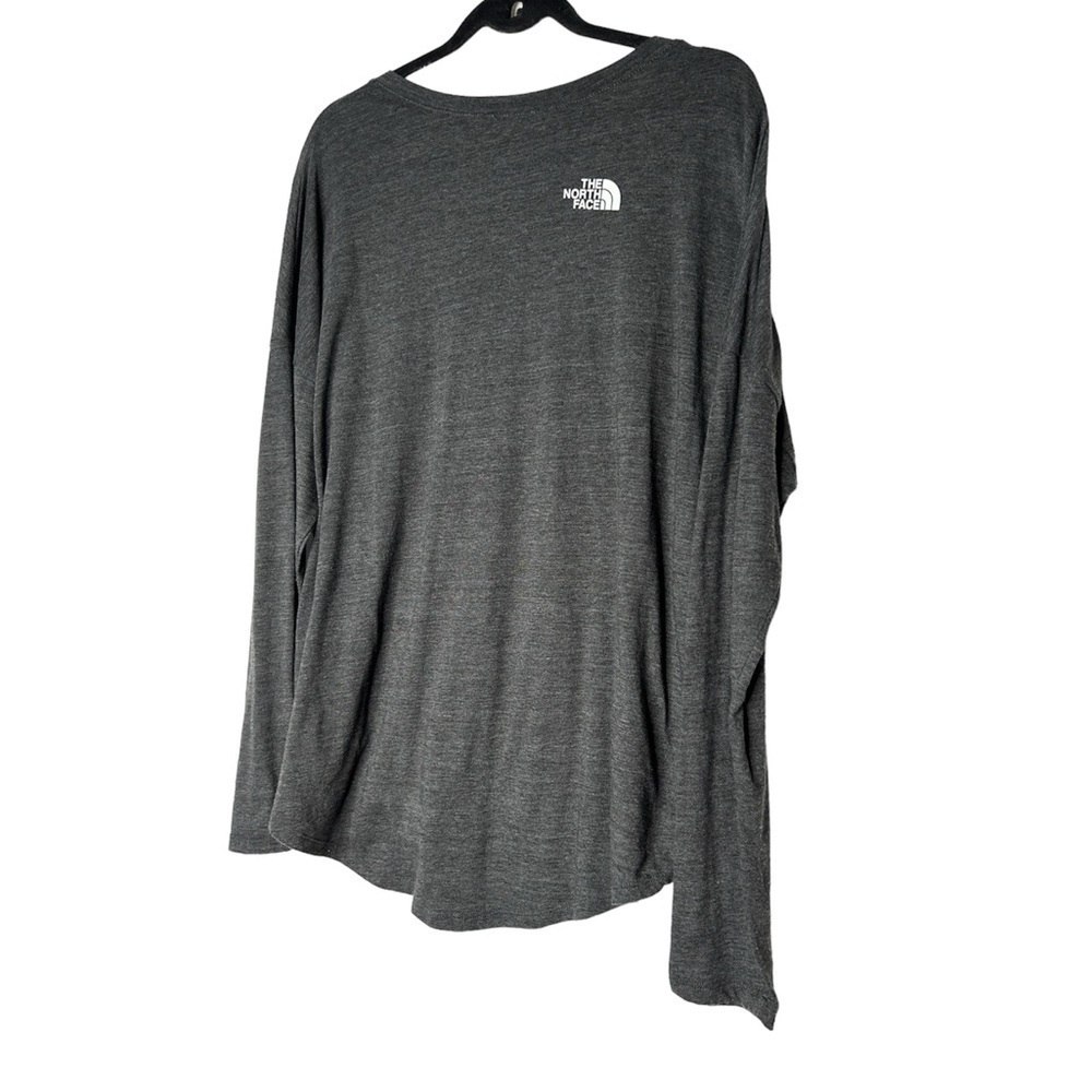 North face Gray long sleeve with triangles size XL - Picture 4 of 5